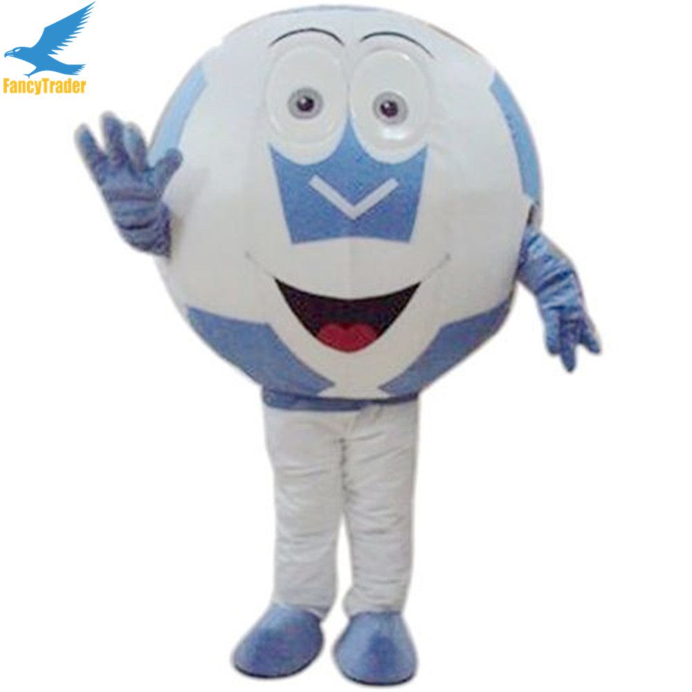 Fancytrader New Soccer Ball Mascot Costume Soccer Mascot Costume Soccer