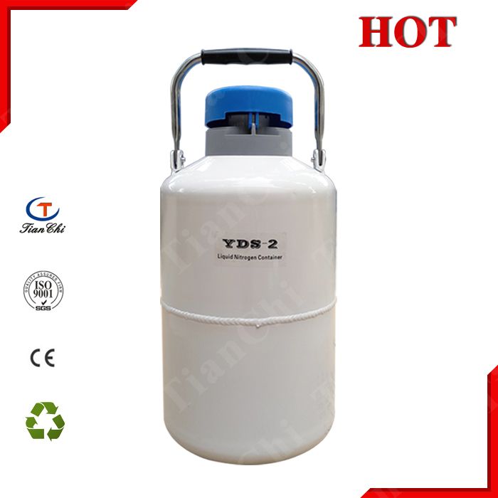 Liquid Nitrogen Canister 2l Portable Cryogenic Container Storage Dewar Flask 2 Liter Gas Cylinder Transport Tank Tianchi Manufacturer