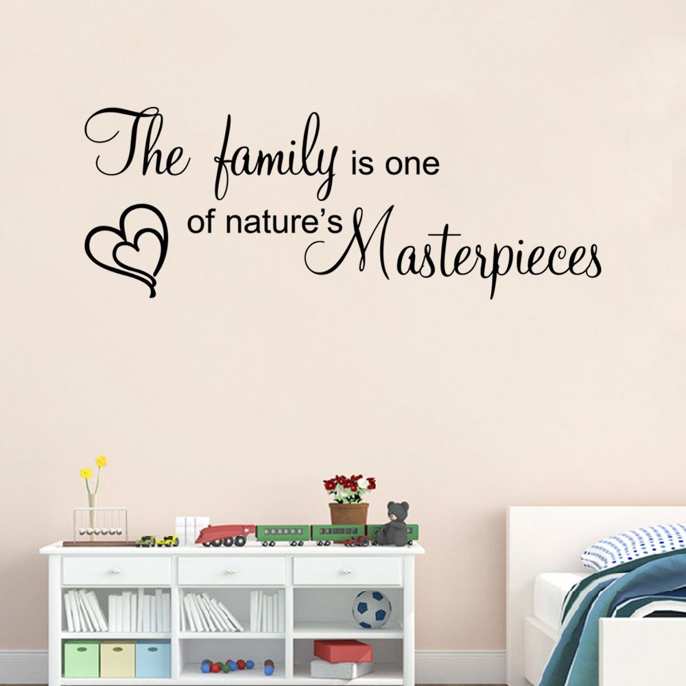 Aw9279 The Family Is One Of Naturre E Vinyl Wall Stickers