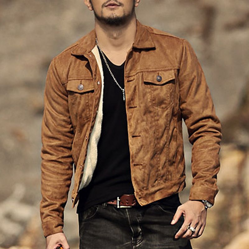 Whole 2018 New Winter Brand Leather Jacket Men Slim Short Stand Whole 2018 New Winter Brand Leather Jacket Men Slim Short Stand Collar Er Faux Moto Biker Coat Suede Tweed Jackets Cropped