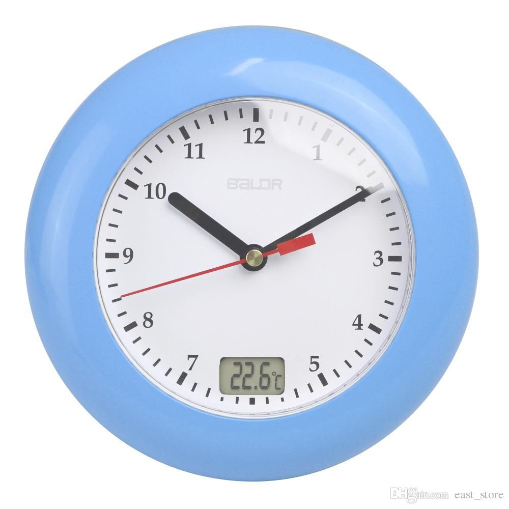 cute thermometer bathroom wall clocks temperature display wall
