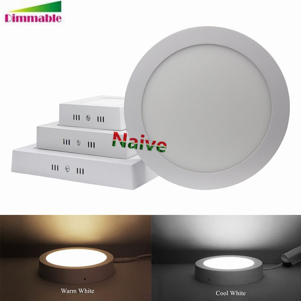2018 Surface Mounted Round Square Led Panel Light 5 7 9 12 Inch 6w 2018 Surface Mounted Round Square Led Panel Light 5 7 9 12 Inch 6w 12w 18w 24w Dimmable Ceiling Lights Downlight From Zhuqi 08 Dhgate Com