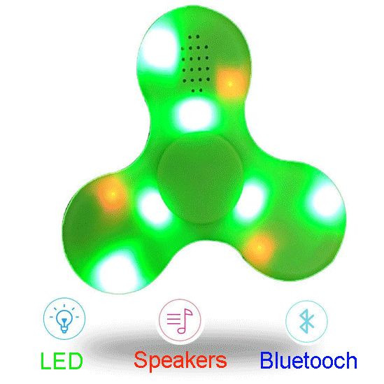 Led Music Speakers Bluetooth Hand Spinner Fid Toy Good Choice For