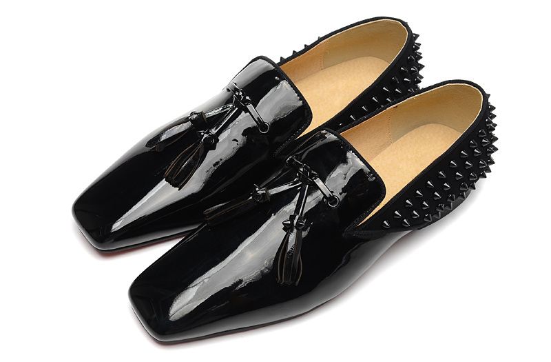 mens black patent leather dress shoes
