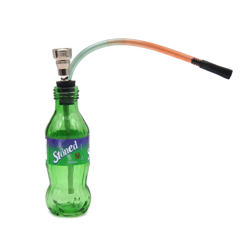 2021 Wholesale New Bong Soda Coke Bottle Glass Water Pipe Smoking Oil