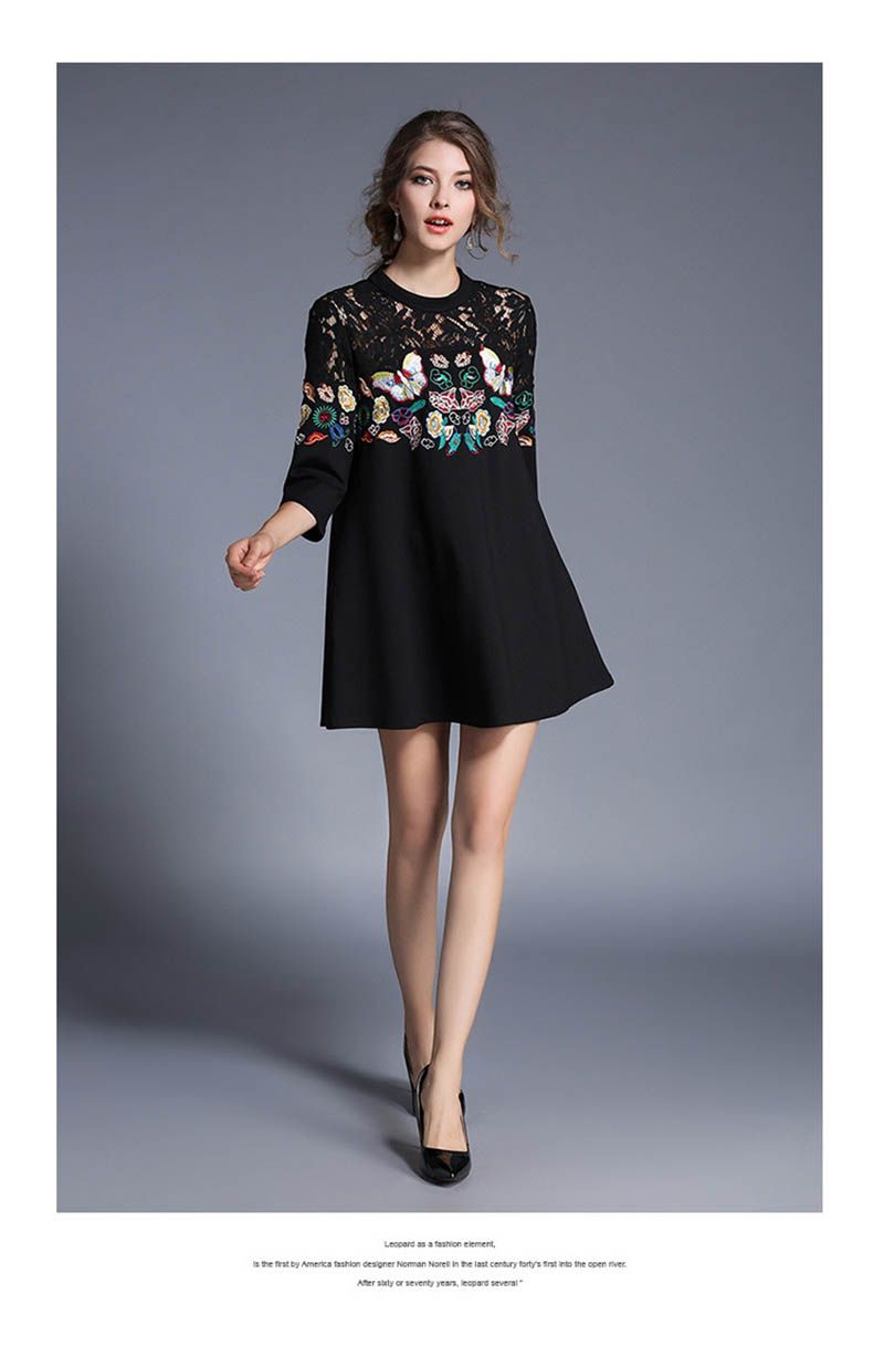 black dress for spring