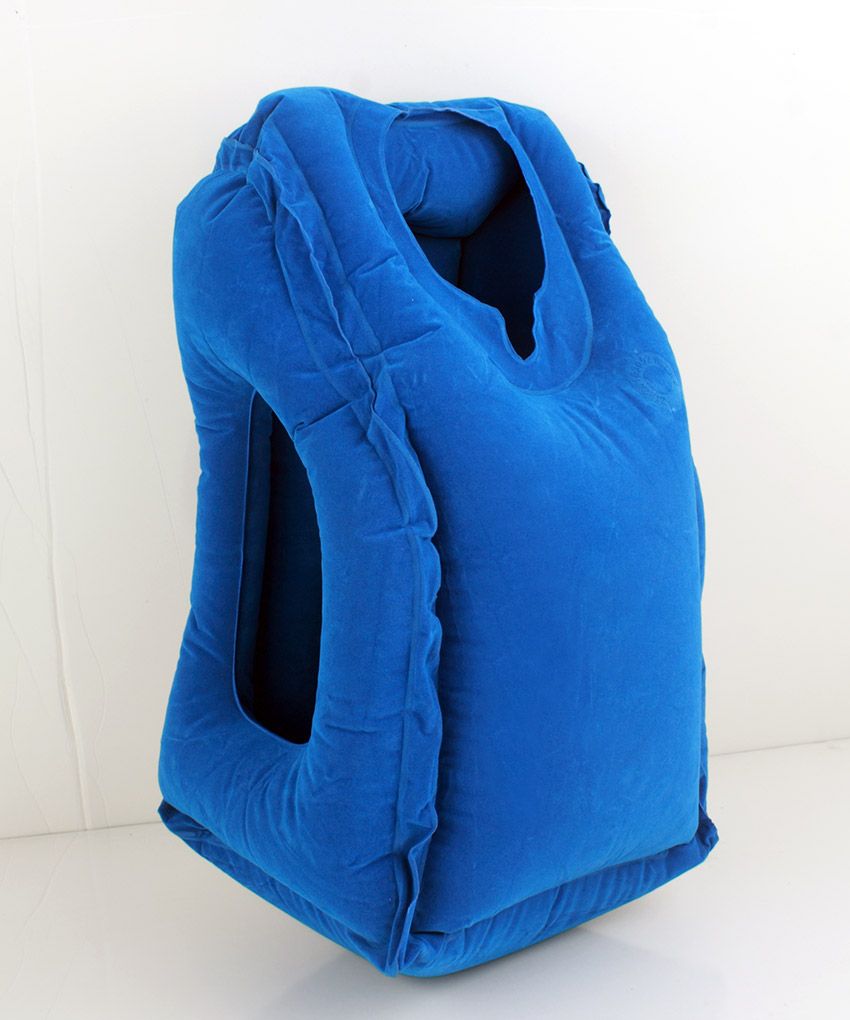 Wholesale And Retail 2017 New Design Smart Travel Pillow Concave Shape Tray Table Inflatable