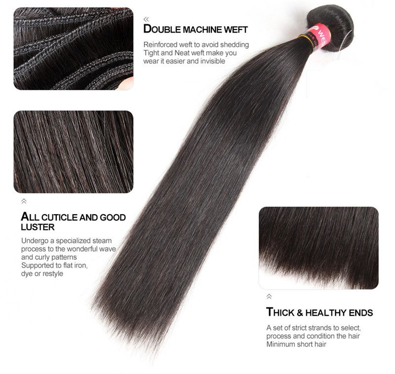 2019 Brazilian Virgin Human Hair Weave Bundles Unprocessed