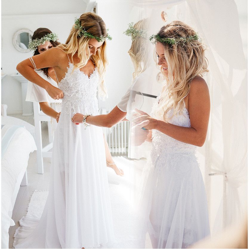 stunning beach wedding dresses