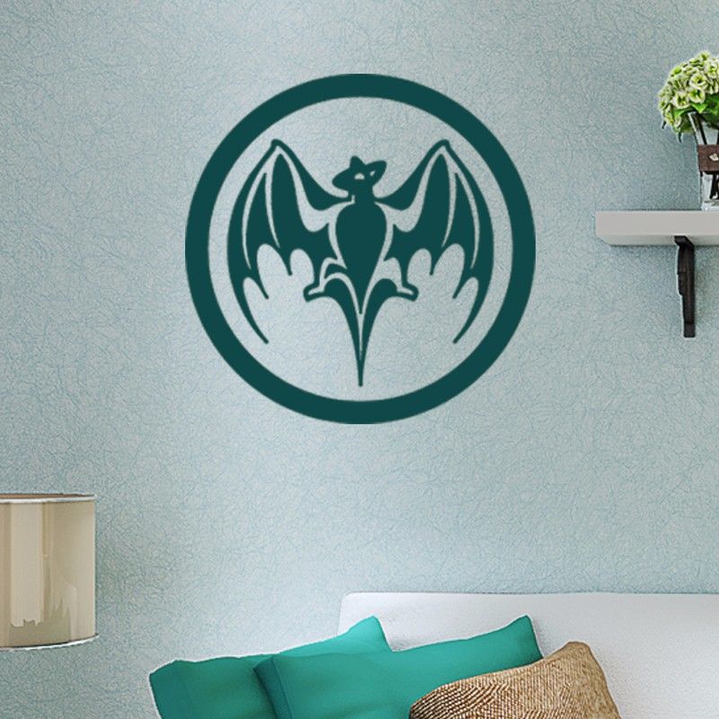 Hot Bacardi Rum Minimalist Art Decor Vinyl Stickers Applied To The Hot Bacardi Rum Minimalist Art Decor Vinyl Stickers Applied To The Living Room Home Mural Diy Sticker Wall With