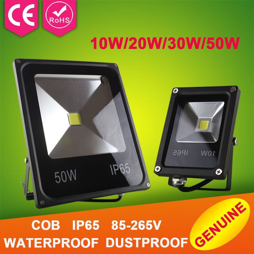 Whole 10w Led Flood Light 20w 30w Ip65 Waterproof Cob Spotlight Whole 10w Led Flood Light 20w 30w Ip65 Waterproof Cob Spotlight Outdoor Floodlights Lamp Reflector Ultrathin 50w 110v 220v Lights