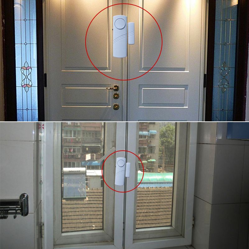 DH188 WIRELESS Doors and Window Alarm Windows Menci Anti-theft Home Shops Security Small Size Multi-purpose Super Alarm Magnetic Sensor AAA