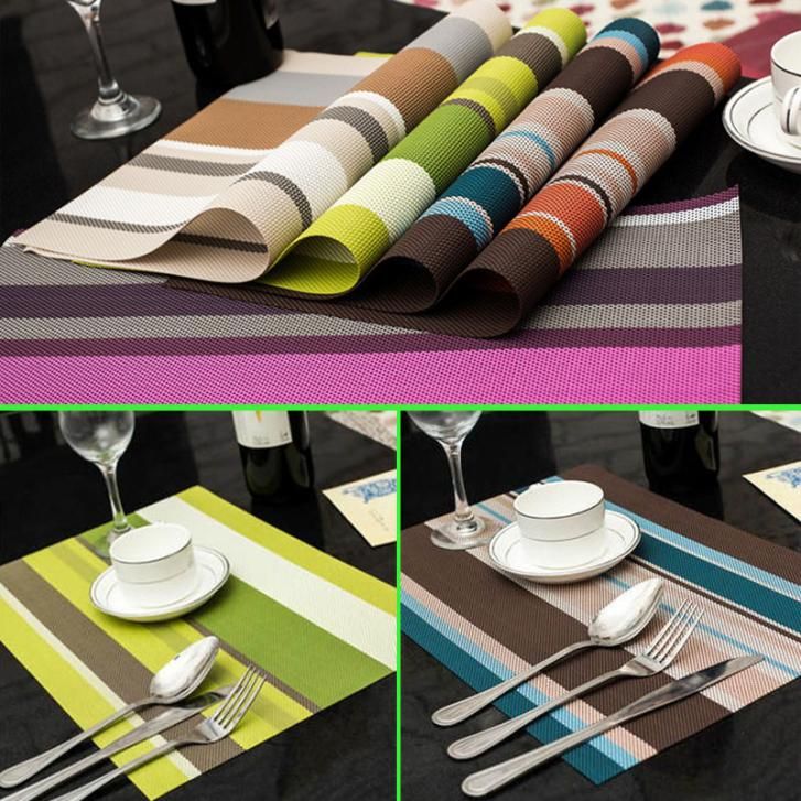 2018 Wholesale 30*45cm Pvc Placemats Dining Tables Place Mats Pad ... 2018 Wholesale 30*45cm Pvc Placemats Dining Tables Place Mats Pad ...