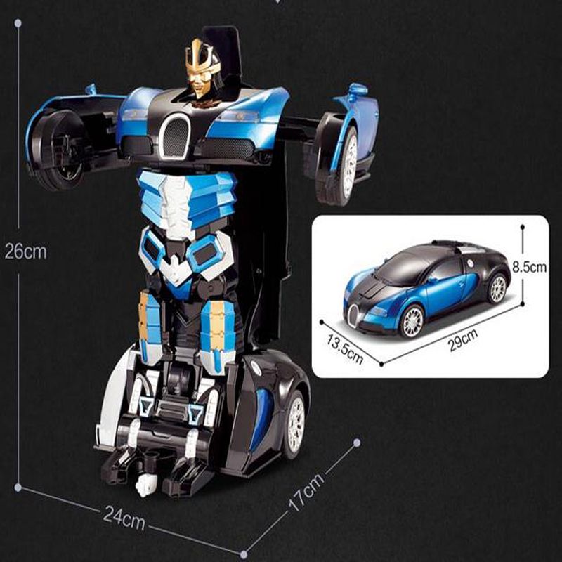 remote control bugatti transformer car toy