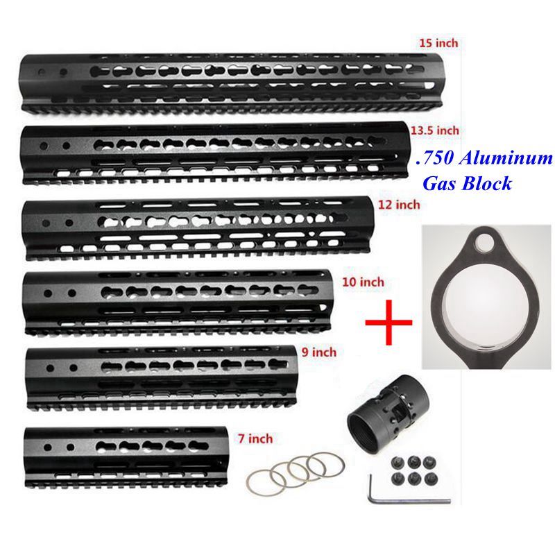Acheter AR 15 Chasse 6 Types Free Float Quad Rail NSR KeyMod Handguard