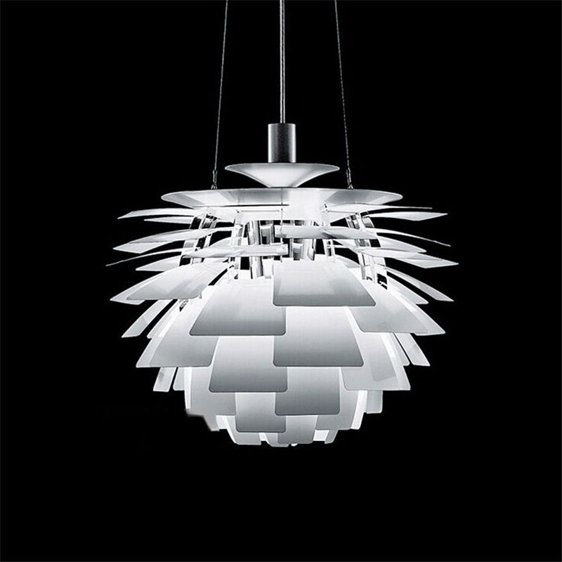 60cm Ceiling Pendant Lamp Poul Henningsen Ph Artichoke Hanging 60cm Ceiling Pendant Lamp Poul Henningsen Ph Artichoke Hanging Lighting Aluminum White Wine Red Gold Silver Black Copper For Choose Drum