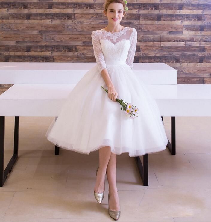 short wedding dresses 2017