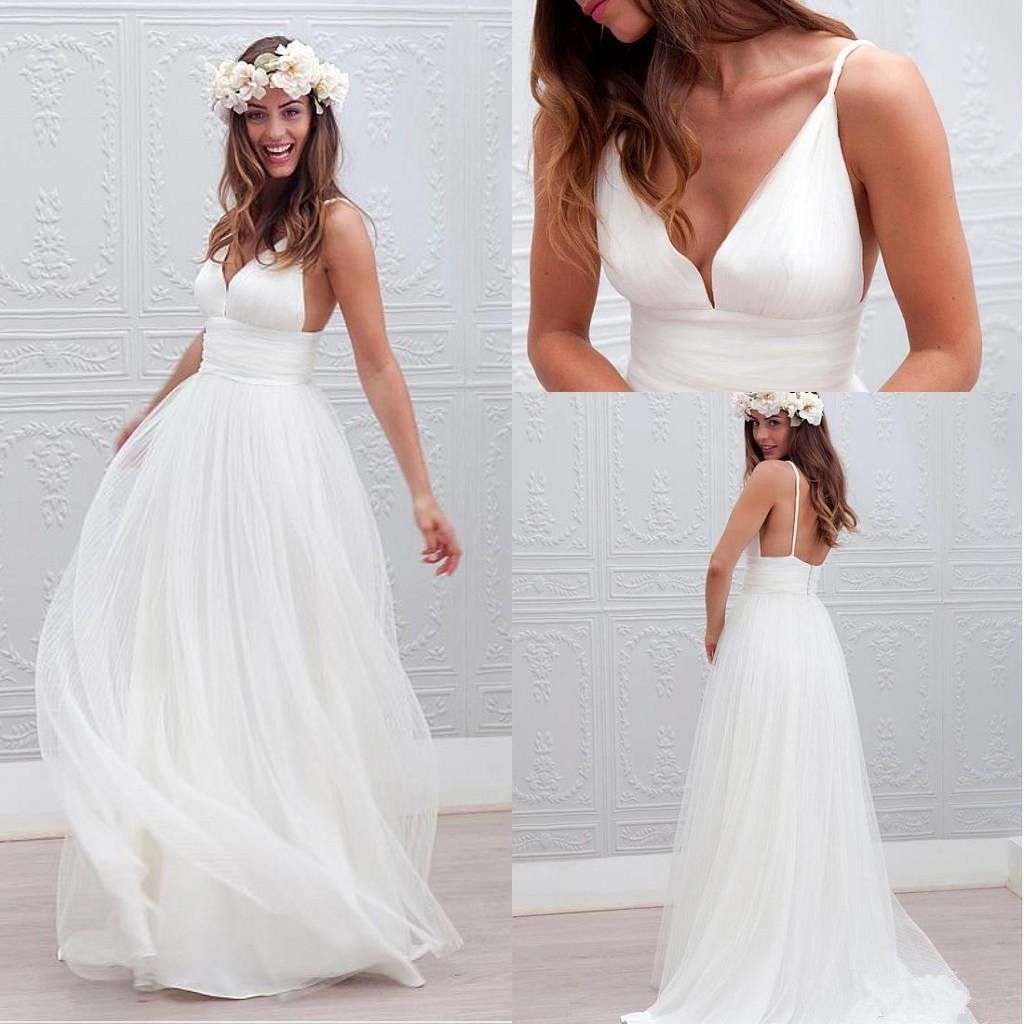  Beach  Wedding  Dresses  Fashdea