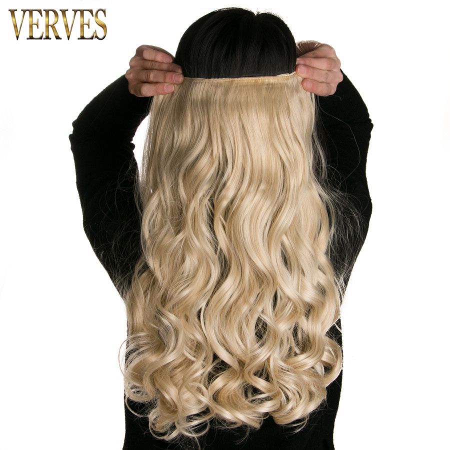 Clip In Hair Wavy 22'' With 5 Clips VERVES High Tempreture Synthetic
