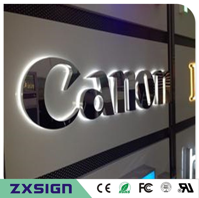 steel 304 material stainless Factory Logo Steel 304# Outdoor Lit Outlet Stainless Back steel 304 material stainless Factory Logo Steel 304# Outdoor Lit Outlet Stainless Back