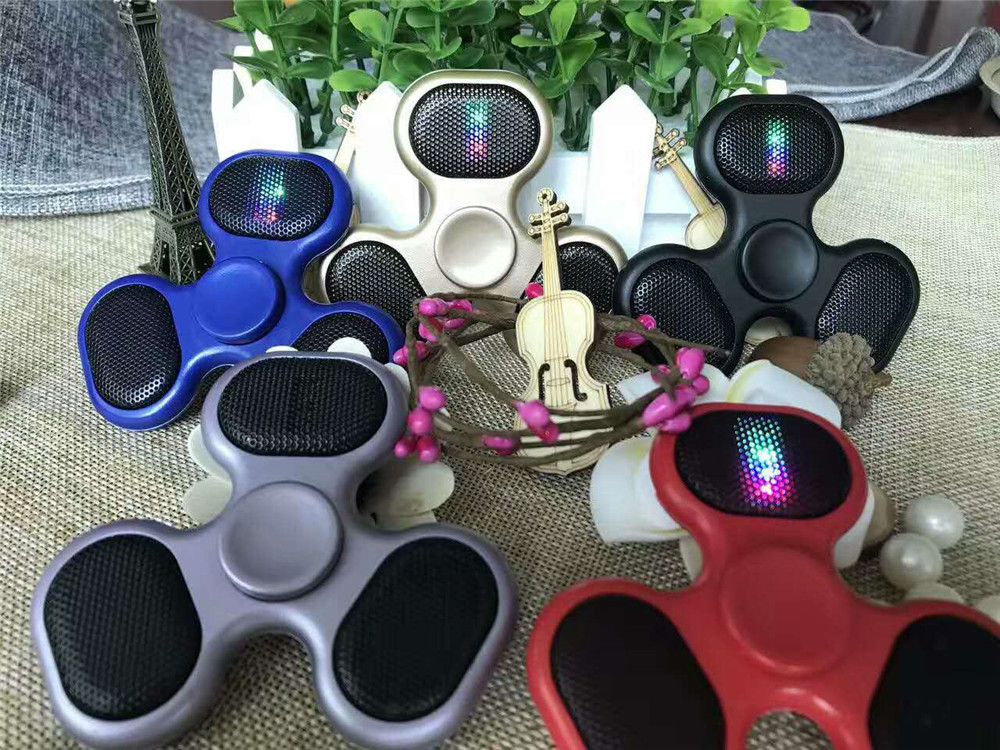 Led Bluetooth Mp3 Audio Player Fid Hand Spinner Support Micro Sd