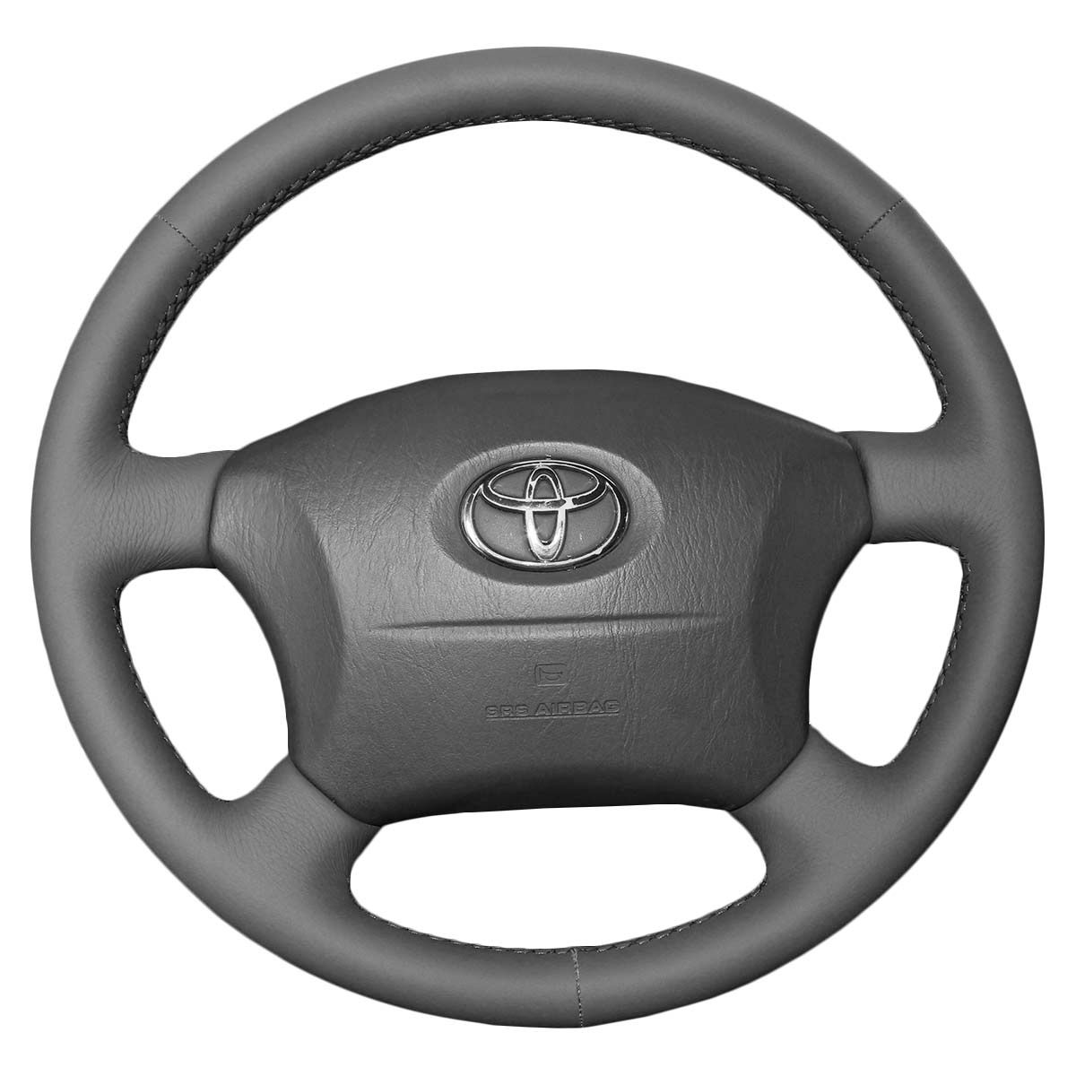 Steering Wheel Covers Case for Toyota Land Cruiser Prado Old Models Genuine Leather DIY Hand-stitch Car Styling Interior Decoration Steering Wheel Covers ...