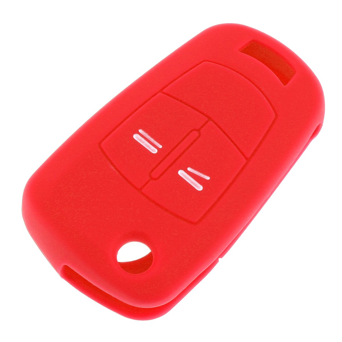 2 Buttons Silicone Flip Folding Car Key Cover For Vauxhall Opel Corsa