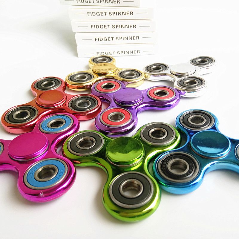 New Fid Spinner Hand Spinners Metal Metallic Color Gyro