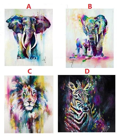abstract elephant painting