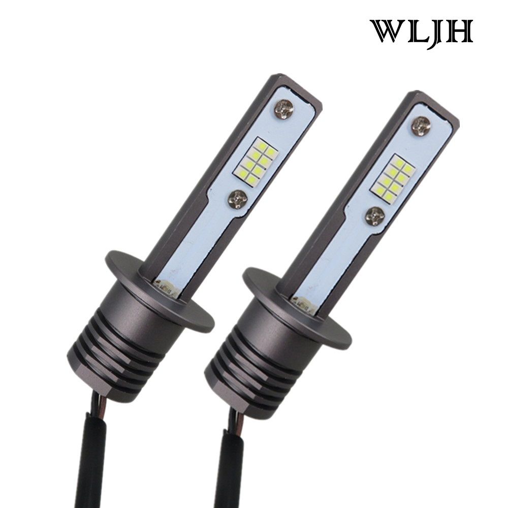 WLJH H1 Led Bulbs 80W 1200LM High Power LED Car Auto Replacement