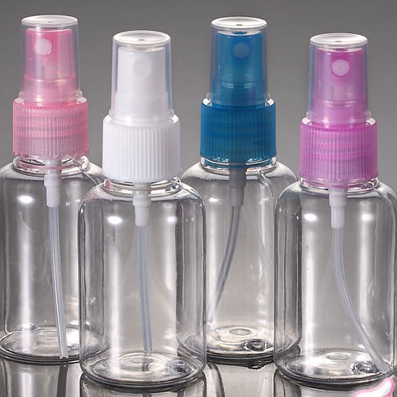 2019 Mini Plastic Transparent 50ml Small Empty Spray Bottle For Make Up