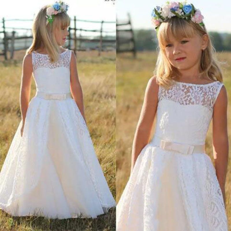 Vintage style flower girl dresses hotsell