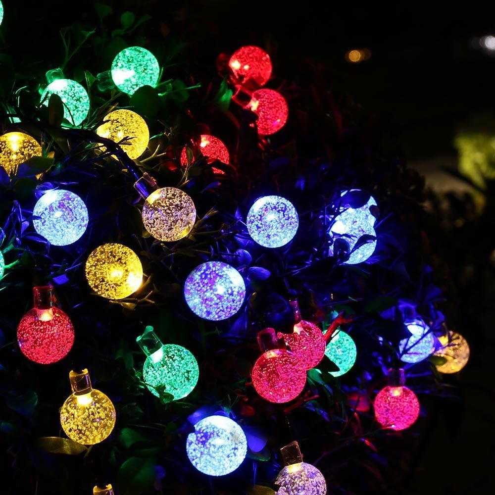 2018 New Globe Outdoor Solar String Lights 20ft 30 Led Fairy Bubble 2018 New Globe Outdoor Solar String Lights 20ft 30 Led Fairy Bubble Crystal Ball Holiday Party Decoration Lawn Patio Light Strings Lighting