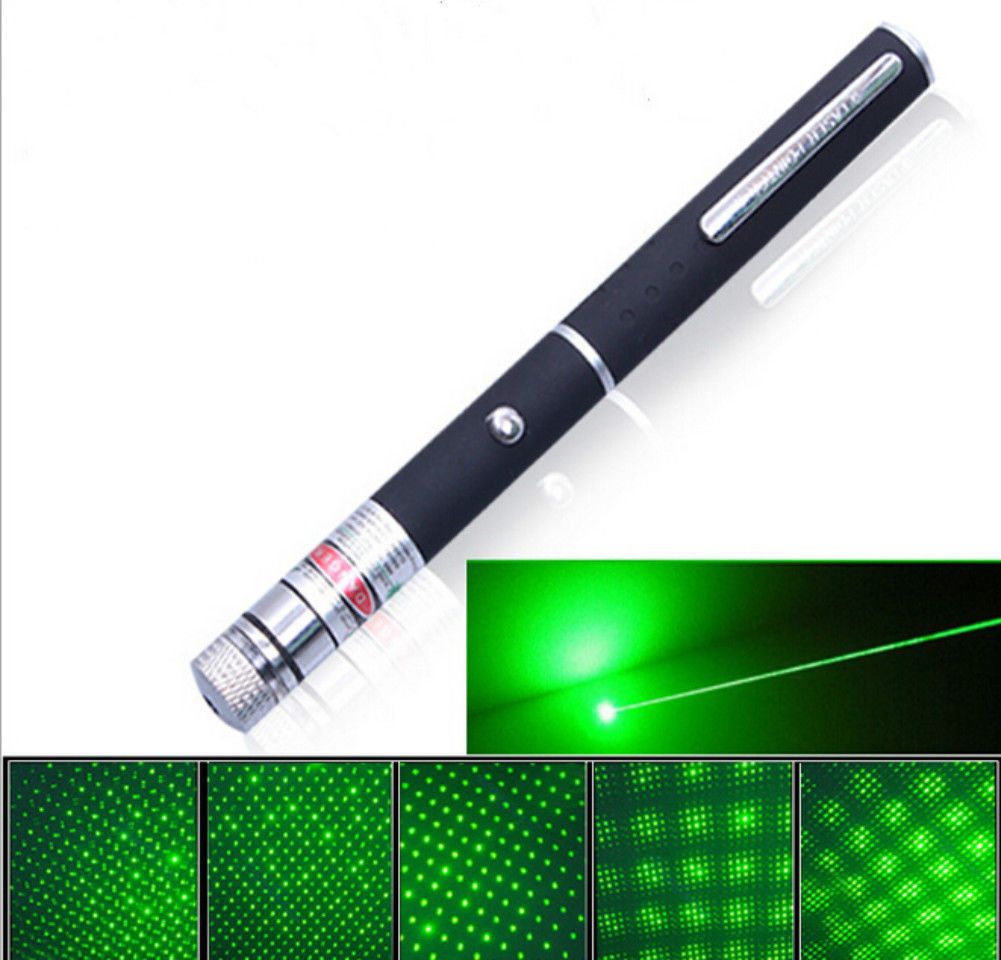 Powerful Green Laser Pointer Pen Visible Beam Light 5mW Lazer 532nm High Power 1w Blue Laser