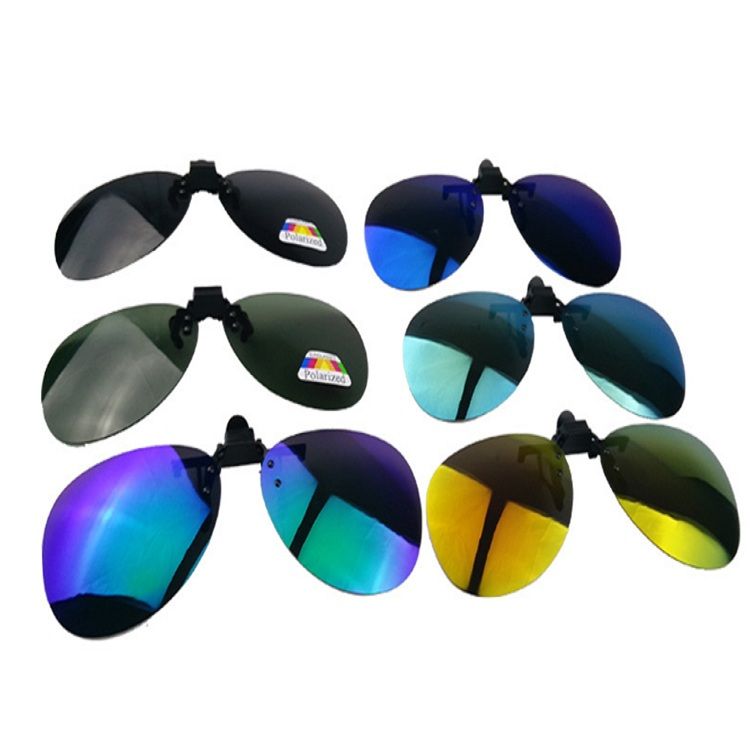 Whole Multi Color Polarized Sunglasses Clips Frogs Style Multi Color Polarized Sunglasses