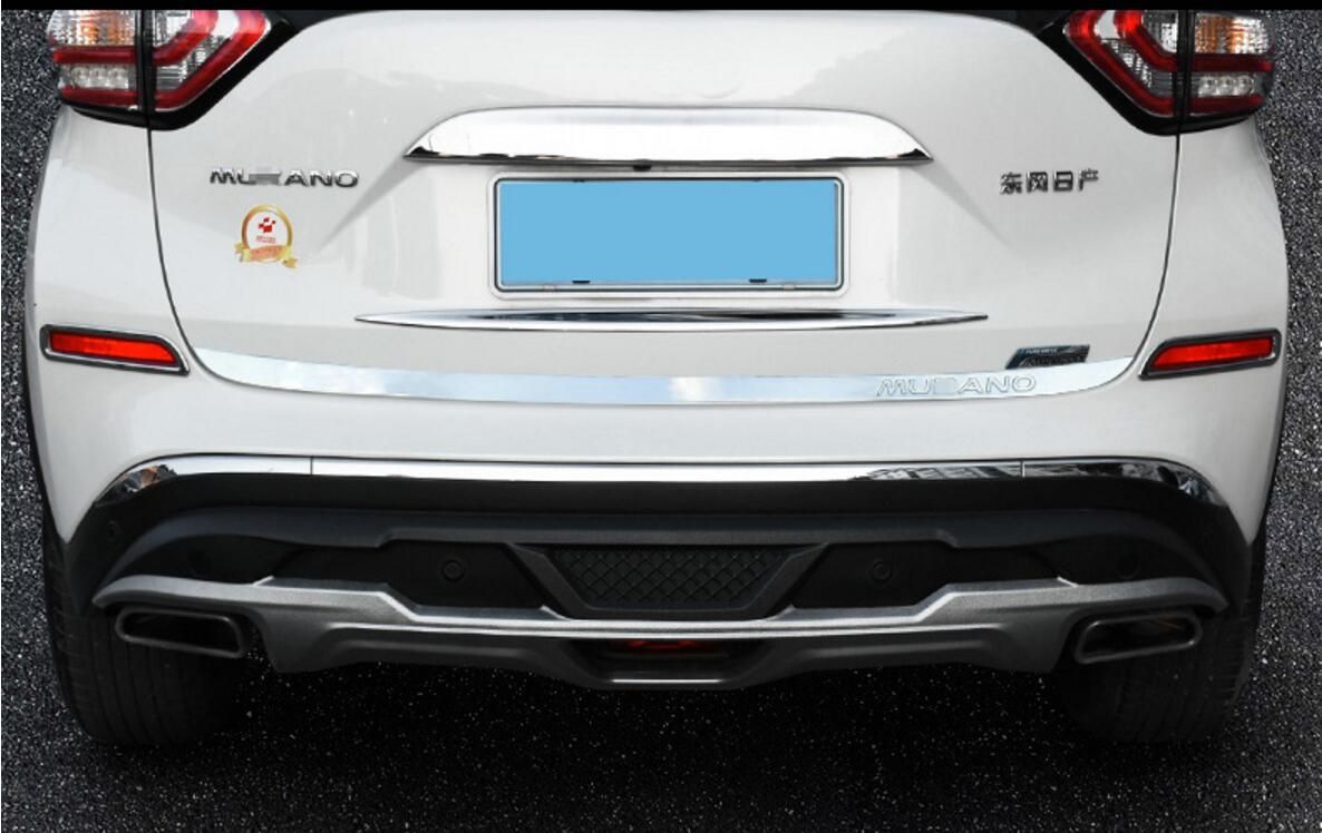 ACCESSORIES FIT FOR NISSAN MURANO 2015 2016 2017 CHROME REAR TRUNK