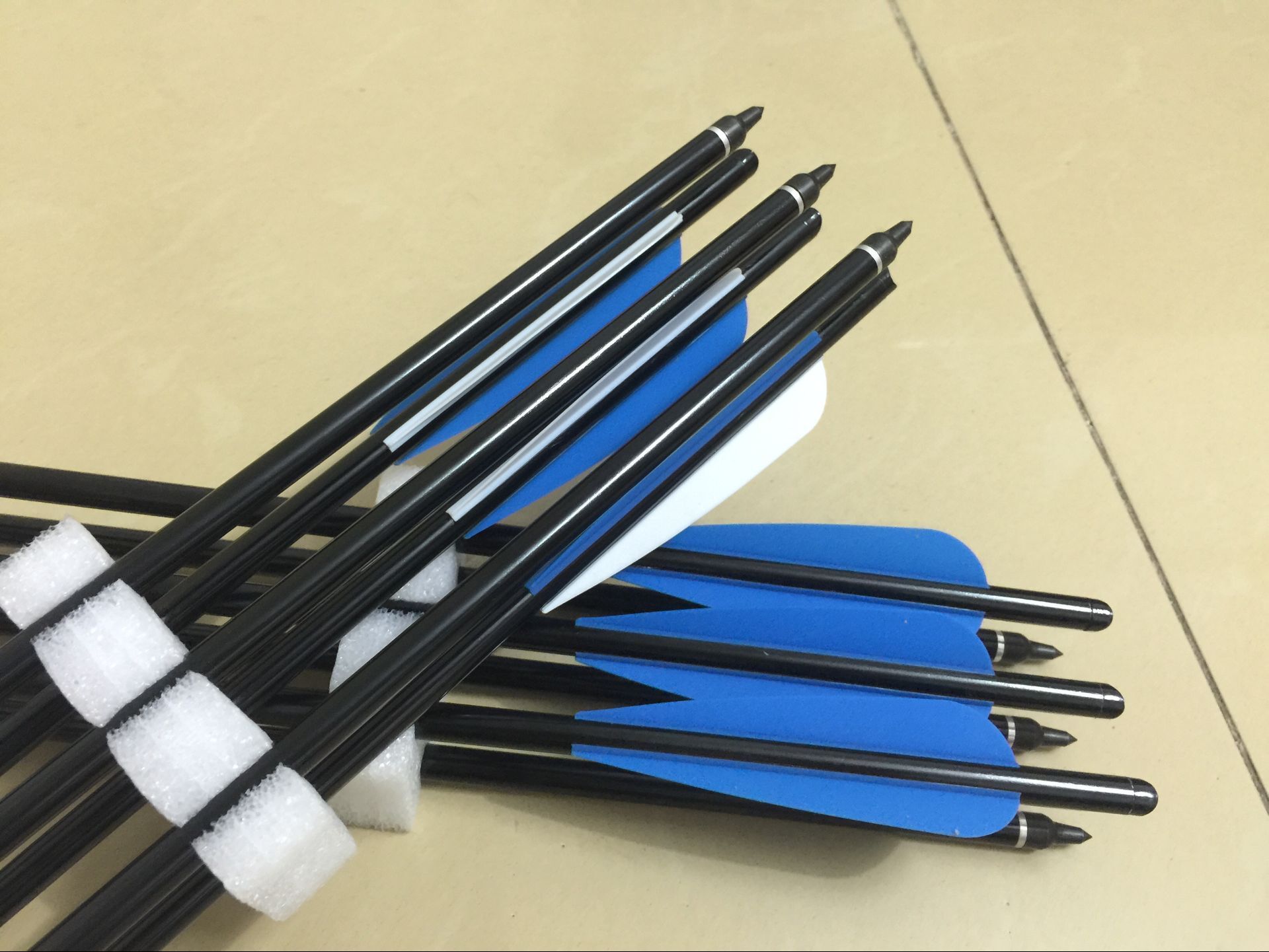 2021 50PK Plastic Arrow Nocks Arrow Tails For ID 7.76mm Aluminum Crossbow Arrow Half Moon Shape