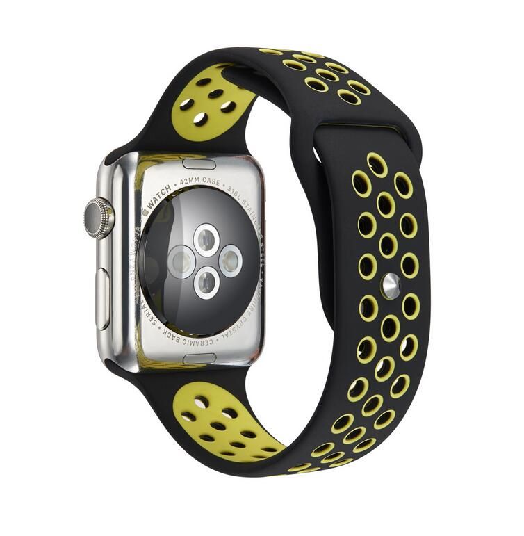 NK Hole Loops Strap Replacement Silicone Wrist Bracelet