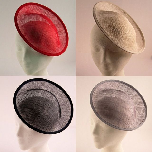20cm Solid Round Sinamay Base 