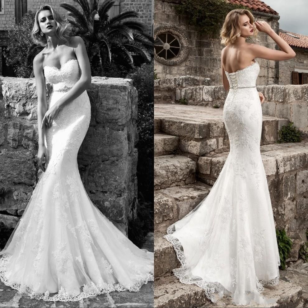 Strapless Mermaid  Wedding  Dresses  DACC