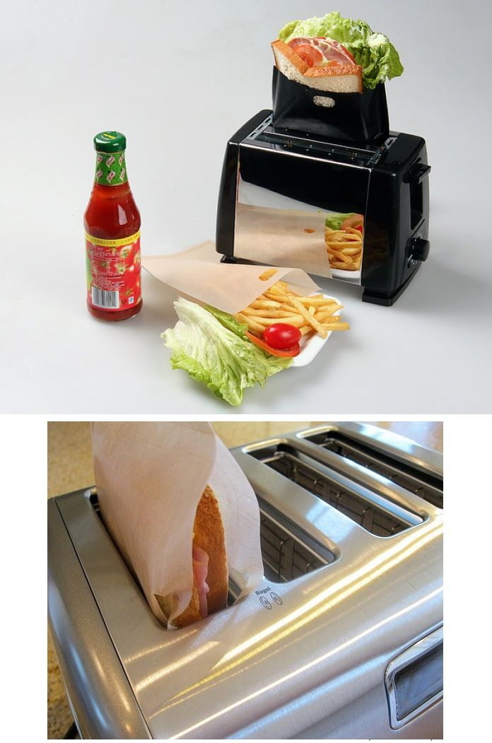 Wholesale BRAND PTFE Sandwich Toasters Bag Safe Food Grade Reusable Non