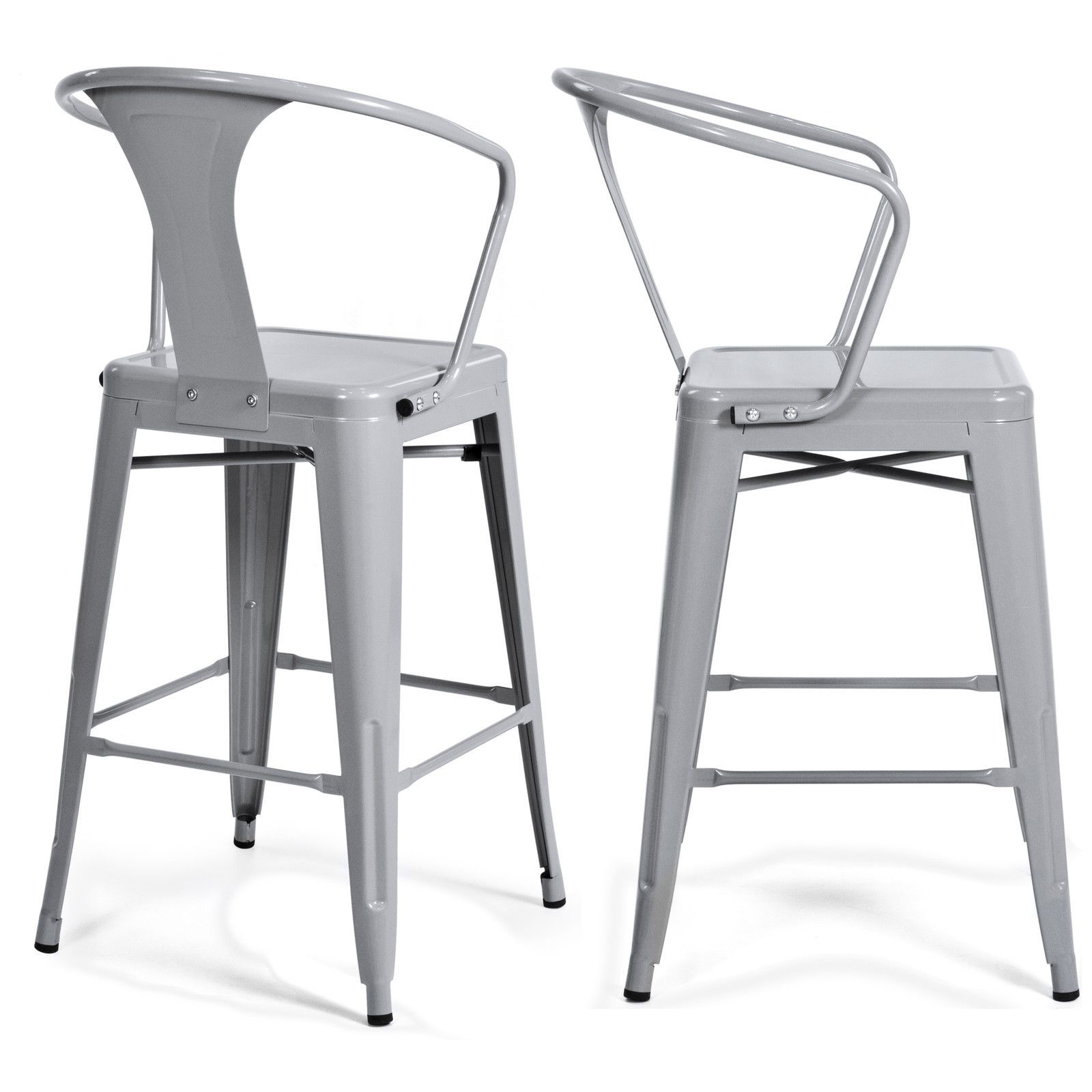2019 2 Metal Bar Stools Vintage Antique Style Stool Arm Chair 2019 2 Metal Bar Stools Vintage Antique Style Stool Arm Chair Silver From Newlife2018dh 70 36 Dhgate Com
