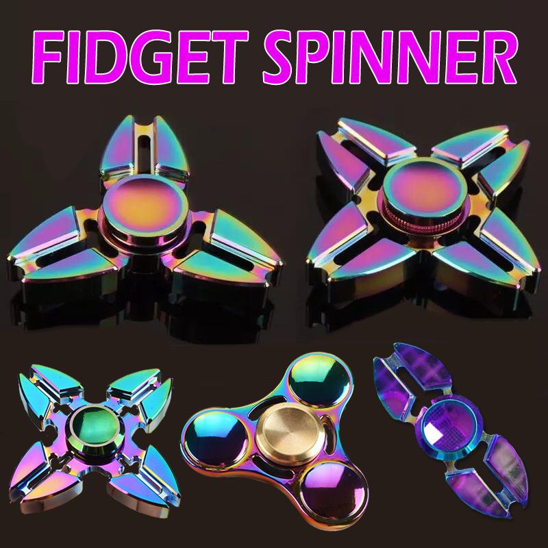 Kimter Tri Spinner Edc Fid Spinner Rainbow Aluminum Alloy