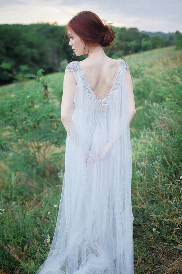 boho fairy wedding dress
