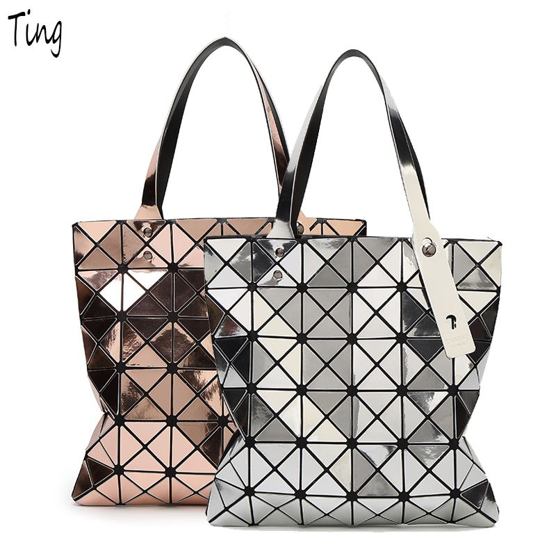 Wholesale Japanese BaoBao Women Holographic Top Handle Bags 2016 Famous Luxury Brand Handbags ...