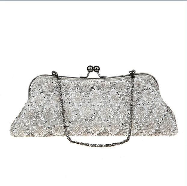 ivory bridal clutch bolsa
