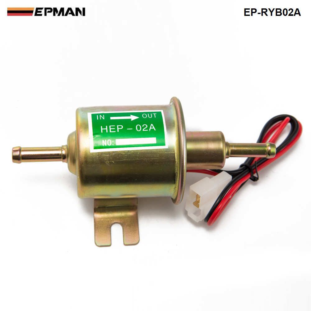 HEP-02A Elettrica Universal Olio Pompa Carburante Benzina Pump Metallo 12V 1.2A