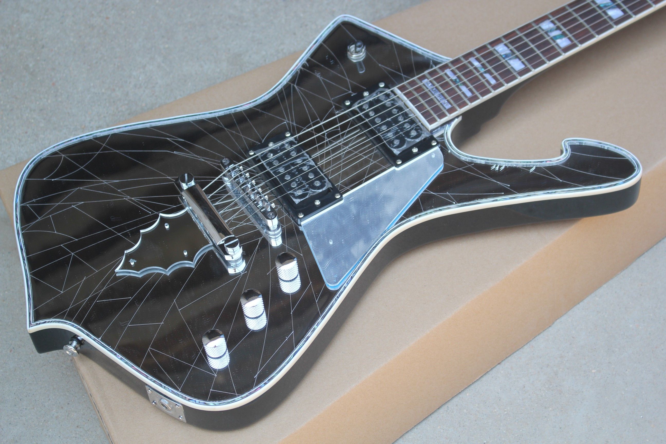 Replica Iceman PS1CM Kiss Paul Stanley Signature Acrylic Cracked Mirror