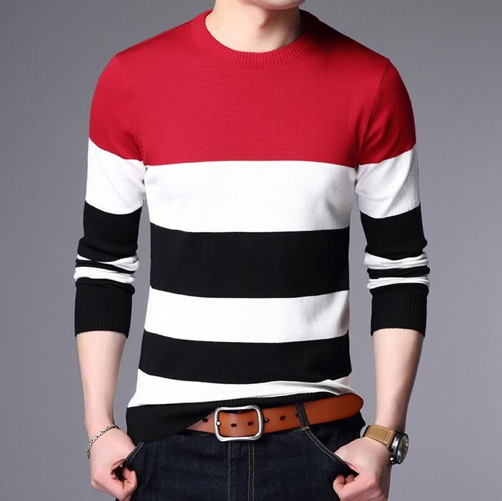 Compra Suéter Del Caballero Del Negocio De La Ciudad De La Moda De Los  Hombres Nuevos Del Otoño De La Primavera Barato | Entrega Rápida Y Calidad  | Es.Dhgate