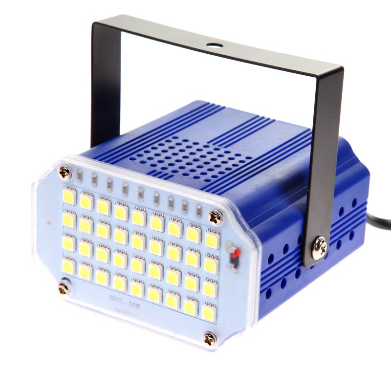 Mini 36 Led Stage Lighting Strofect Dj Disco Light Sound Mini 36 Led Stage Lighting Strofect Dj Disco Light Sound Control Flash Stroboscope Rgb White Lamp Party Show Theatre